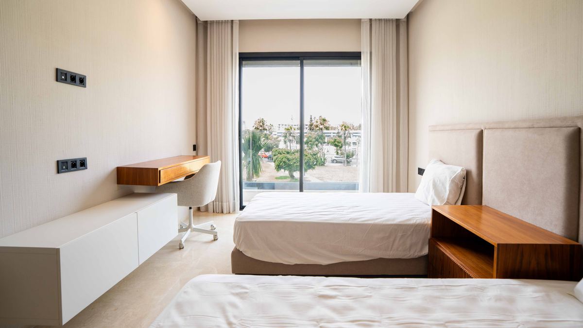Chambre — vue parc